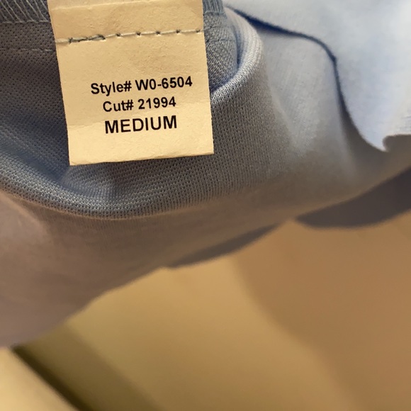 AQUA | Baby Blue Scalloped Hem Dress - Picture 6 of 10